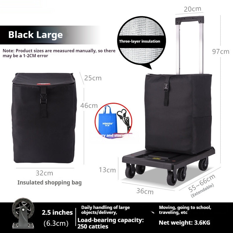 Foldable And Portable Trolley Luggage Trolley Hand Buggy