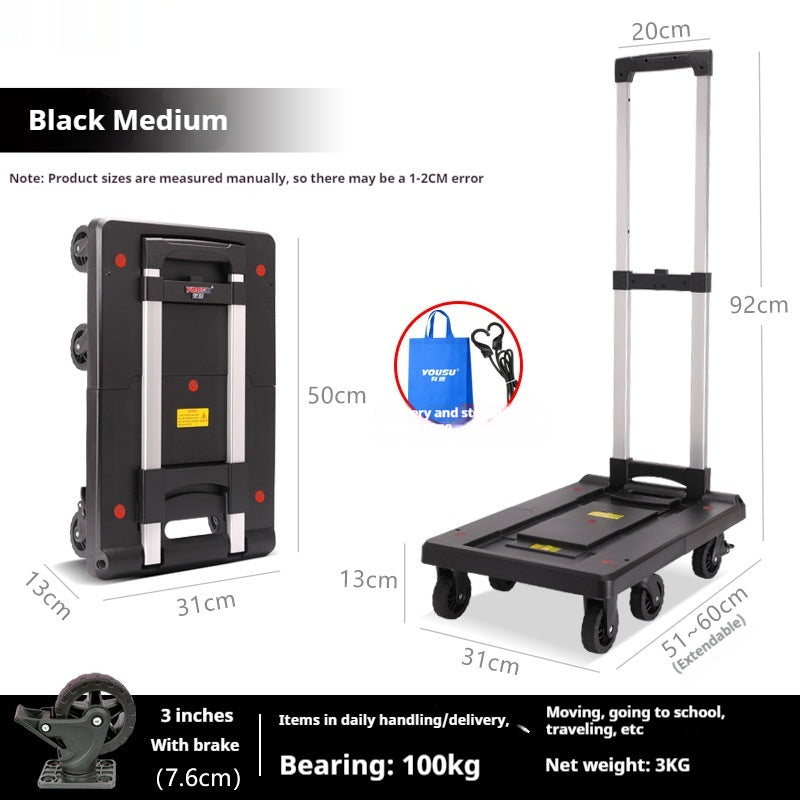 Foldable And Portable Trolley Luggage Trolley Hand Buggy
