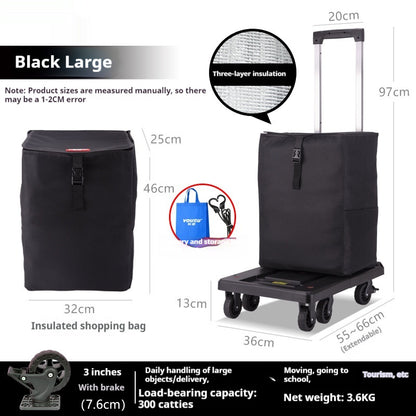 Foldable And Portable Trolley Luggage Trolley Hand Buggy