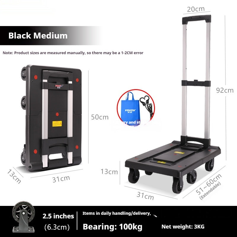 Foldable And Portable Trolley Luggage Trolley Hand Buggy
