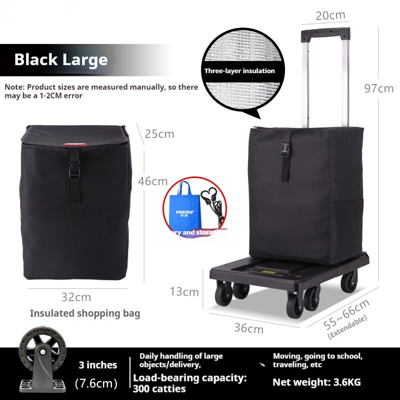 Foldable And Portable Trolley Luggage Trolley Hand Buggy