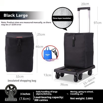 Foldable And Portable Trolley Luggage Trolley Hand Buggy