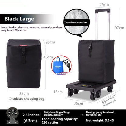 Foldable And Portable Trolley Luggage Trolley Hand Buggy