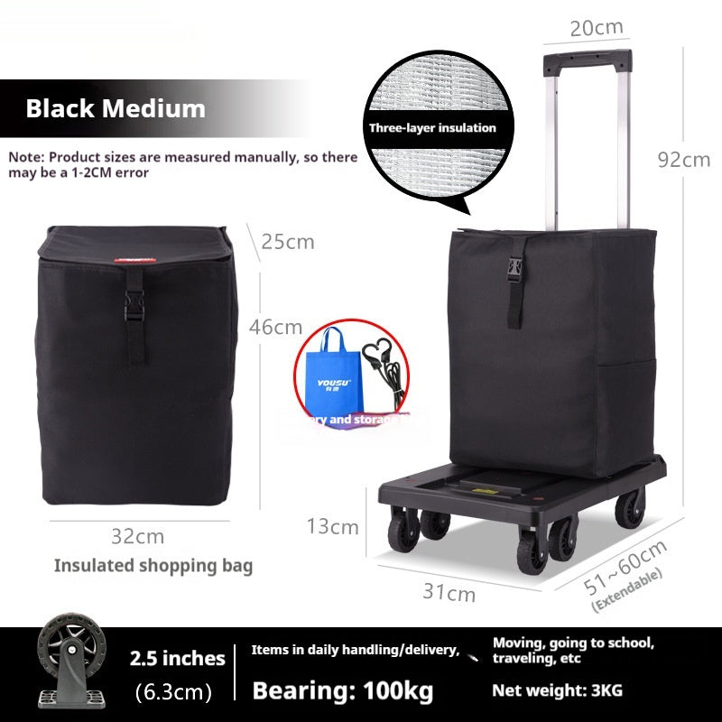 Foldable And Portable Trolley Luggage Trolley Hand Buggy