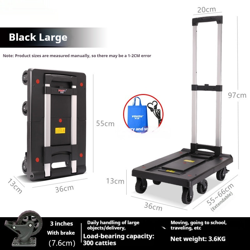 Foldable And Portable Trolley Luggage Trolley Hand Buggy